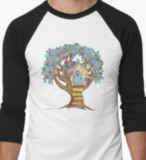Live Simply, Love Trees Men's Baseball ¾ T-Shirt
