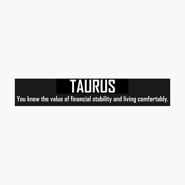 Item preview, Taurus Fact  designed and sold by HiddenStar02.