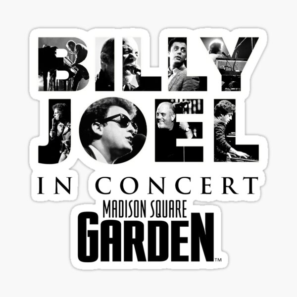 billy live madison joel tour 2019 2020 NY mumpuslo Sticker