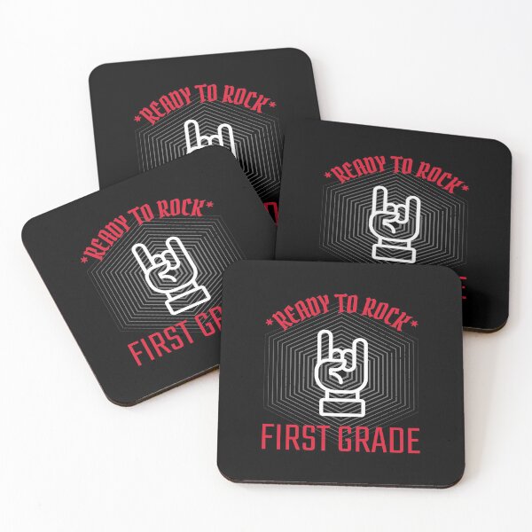 Item preview, Ready to Rock First Grade - An Edgy, Cool Graphic Tshirt for Kids designed and sold by traciwithani.