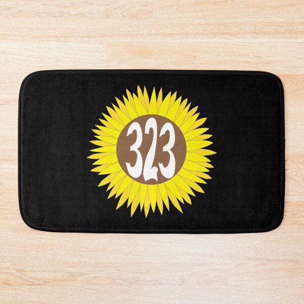 Item preview, Hand Drawn California 323 Area Code Sunflower designed and sold by itsrturn.