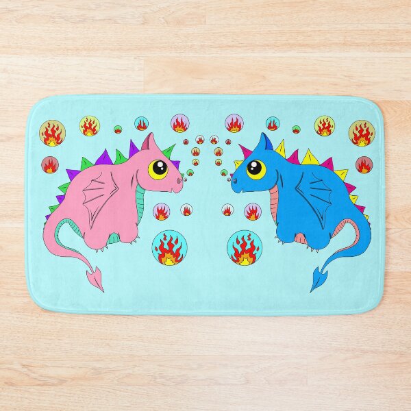 Item preview, Dragons blowing bubbles designed and sold by Melanie Jeyakkumar.