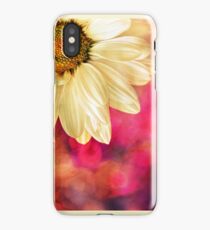 Daisy - Golden on Pink iPhone Case/Skin