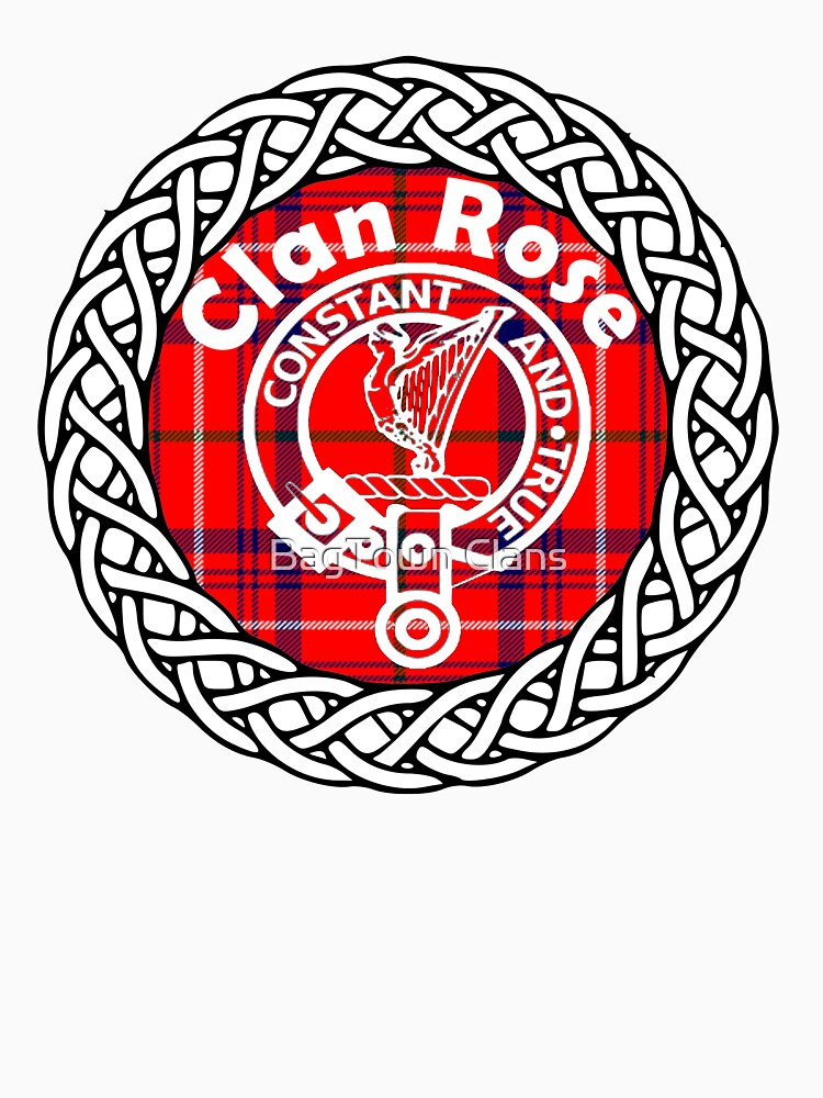 clan-rose-surname-last-name-tartan-crest-badge-t-shirt-by-ljrigby