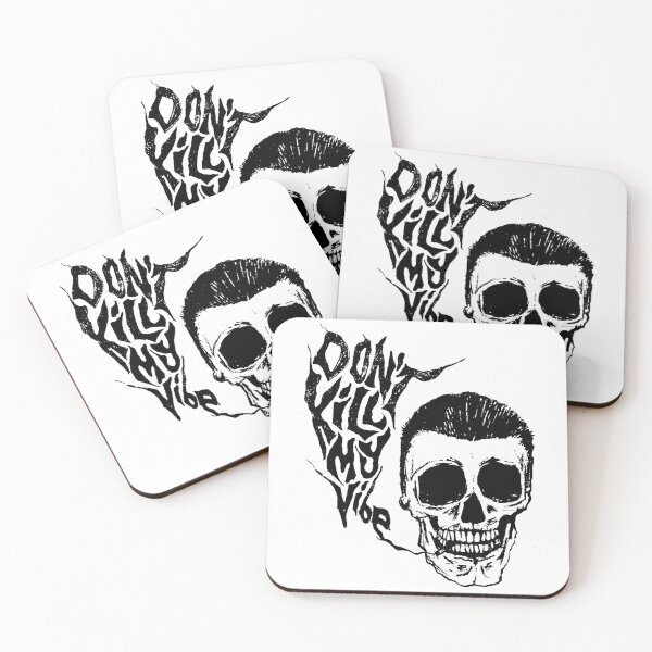 Item preview, Don't Kill my Vibe Skull designed and sold by staystray.