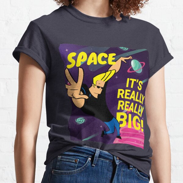 Johnny Bravo Space is really big Design Classic T-Shirt