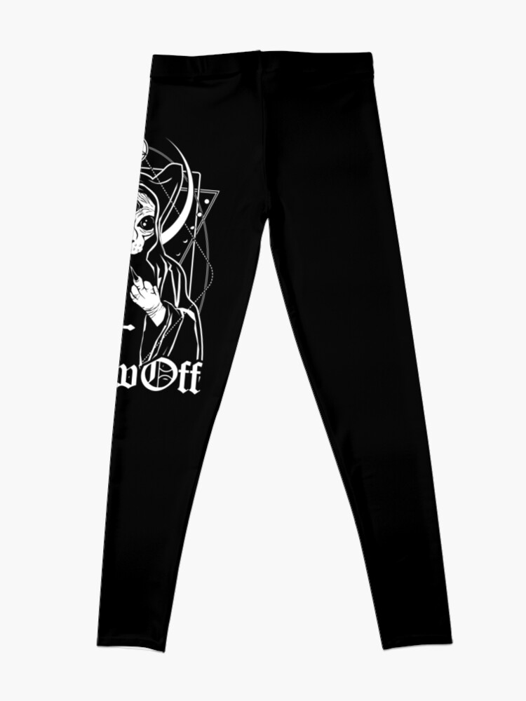 Alternate view of Meow off - this cat dislikes you Leggings