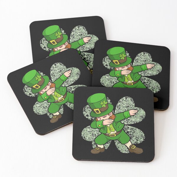 Item preview, St Patricks Day Dabbing Leprechaun Clover Irish design designed and sold by tronictees.