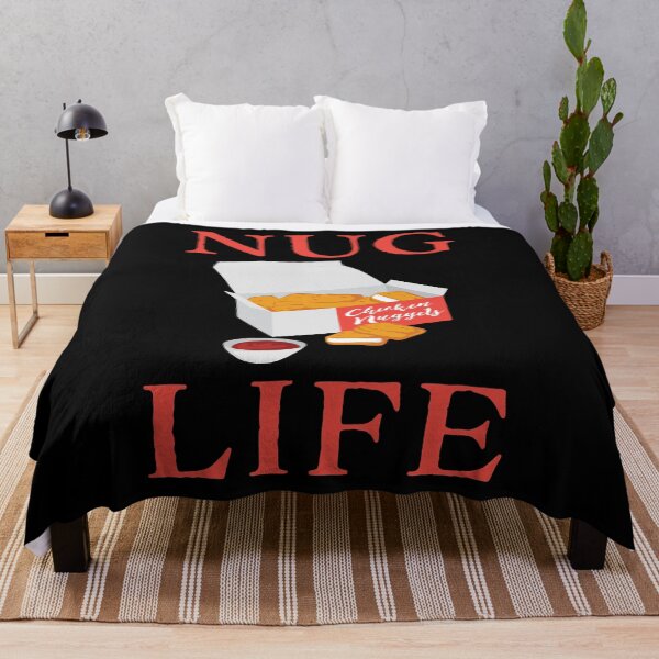Item preview, Nug Life Cute Chicken Nuggets print designed and sold by tronictees.