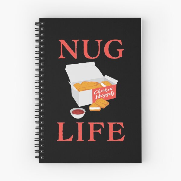 Item preview, Nug Life Cute Chicken Nuggets print designed and sold by tronictees.