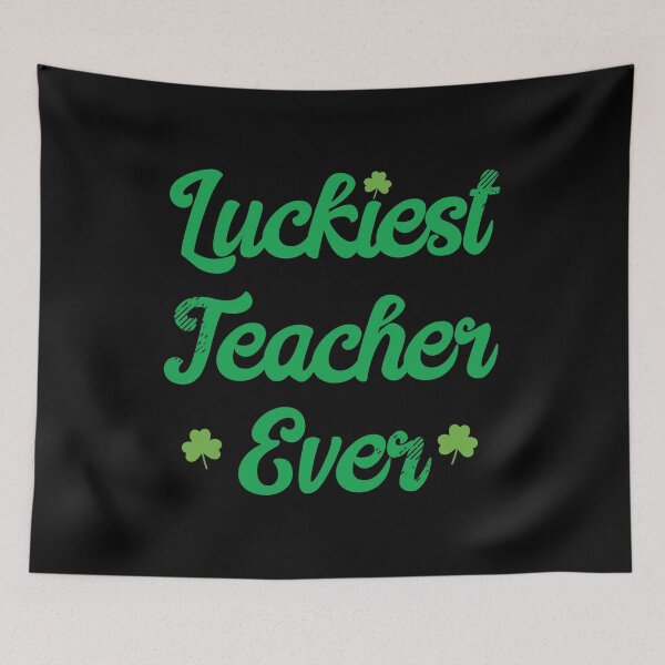 Item preview, Luckiest Teacher Ever St Patricks Day Cute Clover product designed and sold by tronictees.