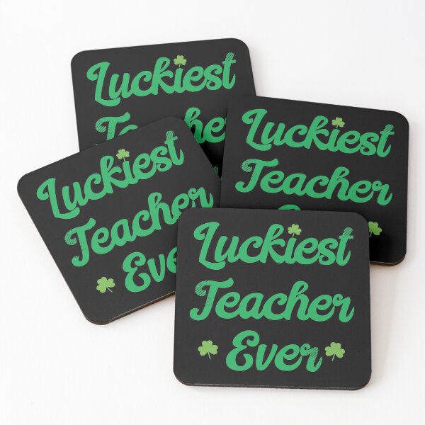 Item preview, Luckiest Teacher Ever St Patricks Day Cute Clover product designed and sold by tronictees.