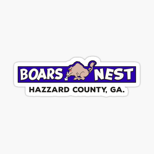 Item preview, Boars Nest, Hazzard County designed and sold by fandemonium.