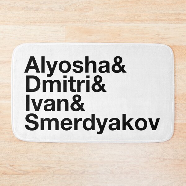 Item preview, Dostoevsky The Brothers Karamazov Character List: Alyosha & Dmitri & Ivan & Smerdyakov designed and sold by kierkegaard.