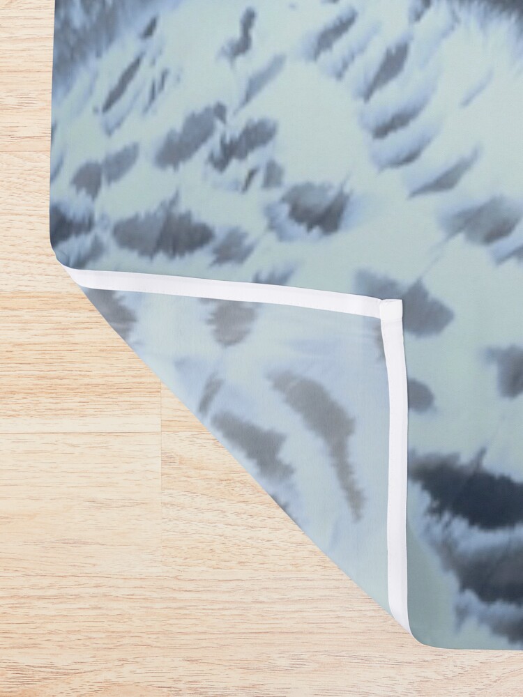 Alternate view of Snowy Owl Forest Bird Yellow Eyes Photo-realistic Wildlife Print Shower Curtain