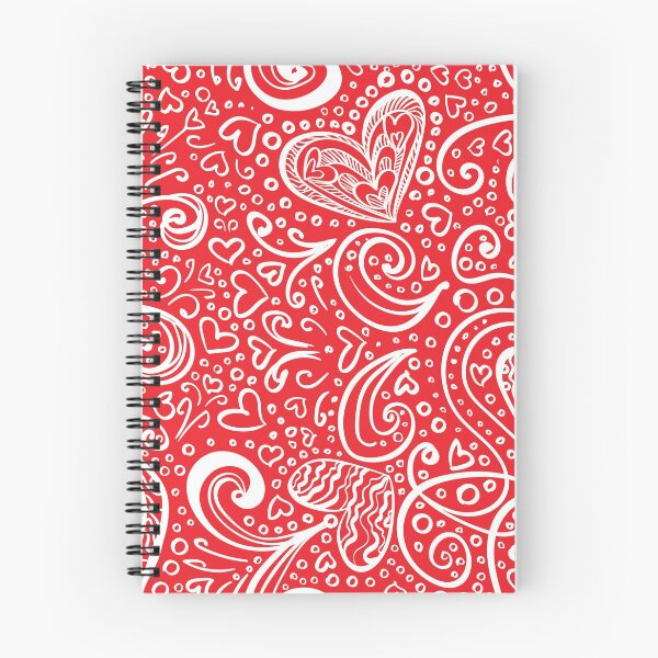 Item preview, Red and White Floral Pattern designed and sold by Image NDesign.