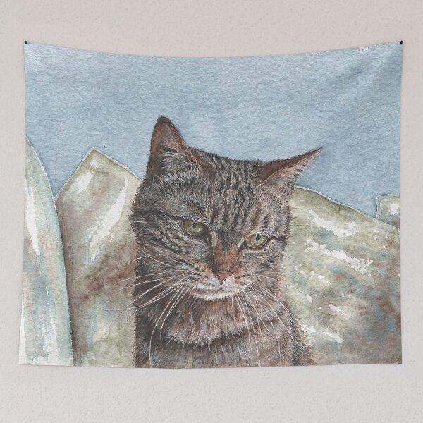 Item preview, Toast the Tabby Cat designed and sold by Moti Black.