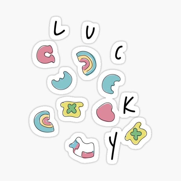 "Lucky Sticker Pack" Sticker by esmith2019 Redbubble