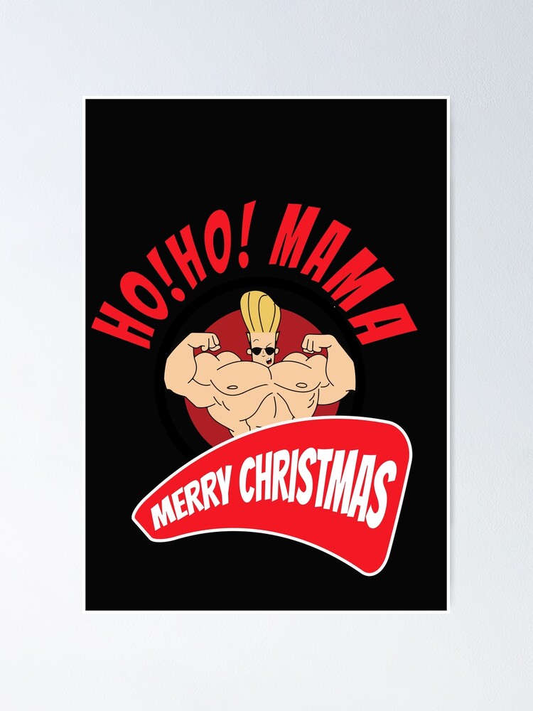 Póster for Sale con la obra «Camisa de Navidad Johnny Bravo» de ...