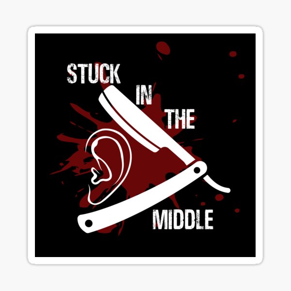 Reservoir Dogs Stuck in the Middle With You Sticker