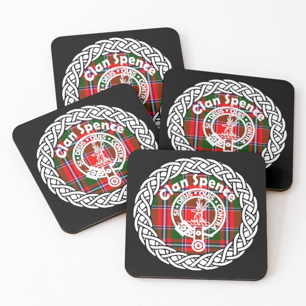 Item preview, Clan Spence surname last name tartan crest badge designed and sold by BagTown Clans.