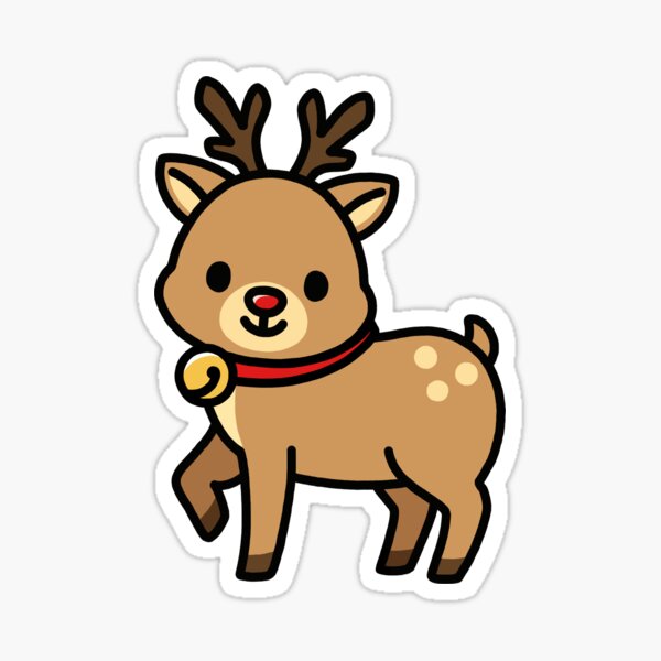 Item preview, Holiday Reindeer designed and sold by littlemandyart.