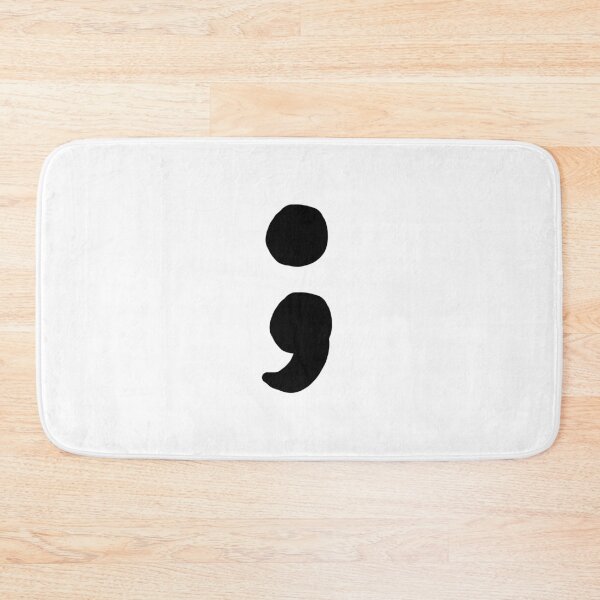 Item preview, semicolon designed and sold by Mazie Kate.