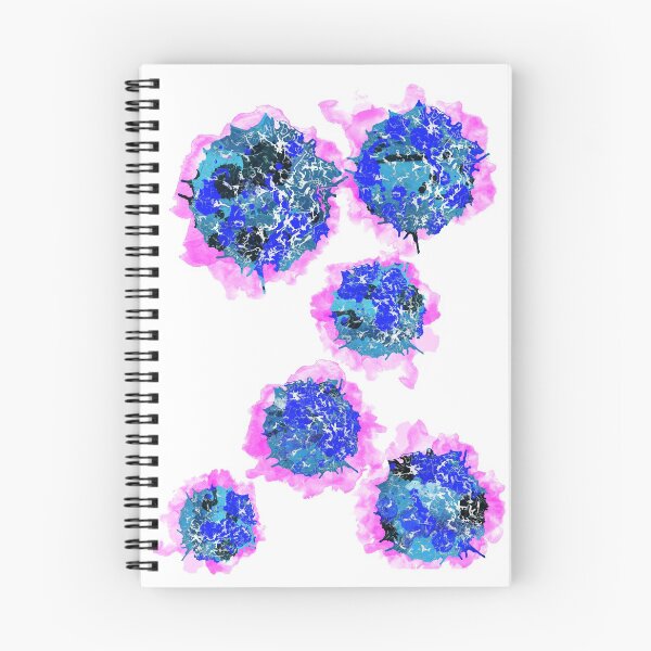 Item preview, T cells, human T cells, science art designed and sold by Rosaliartbook.