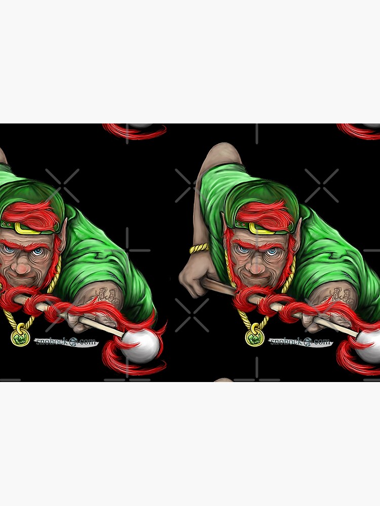 Lucky Leprechaun Shooting Pool by snohock