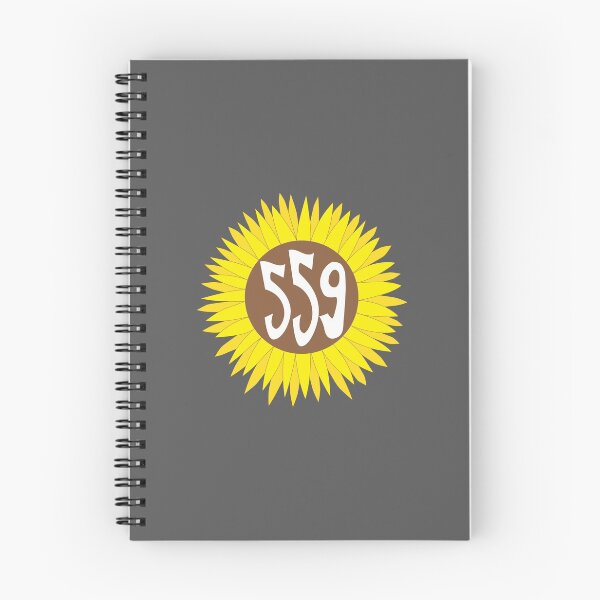 Item preview, Hand Drawn California 559 Area Code Sunflower designed and sold by itsrturn.
