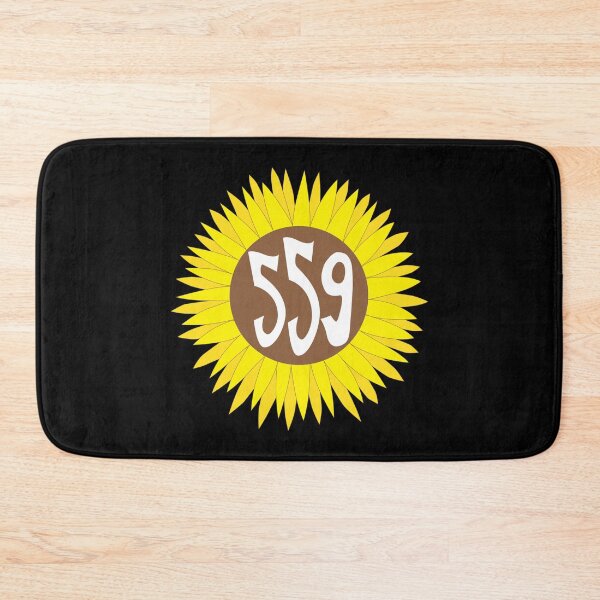 Item preview, Hand Drawn California 559 Area Code Sunflower designed and sold by itsrturn.