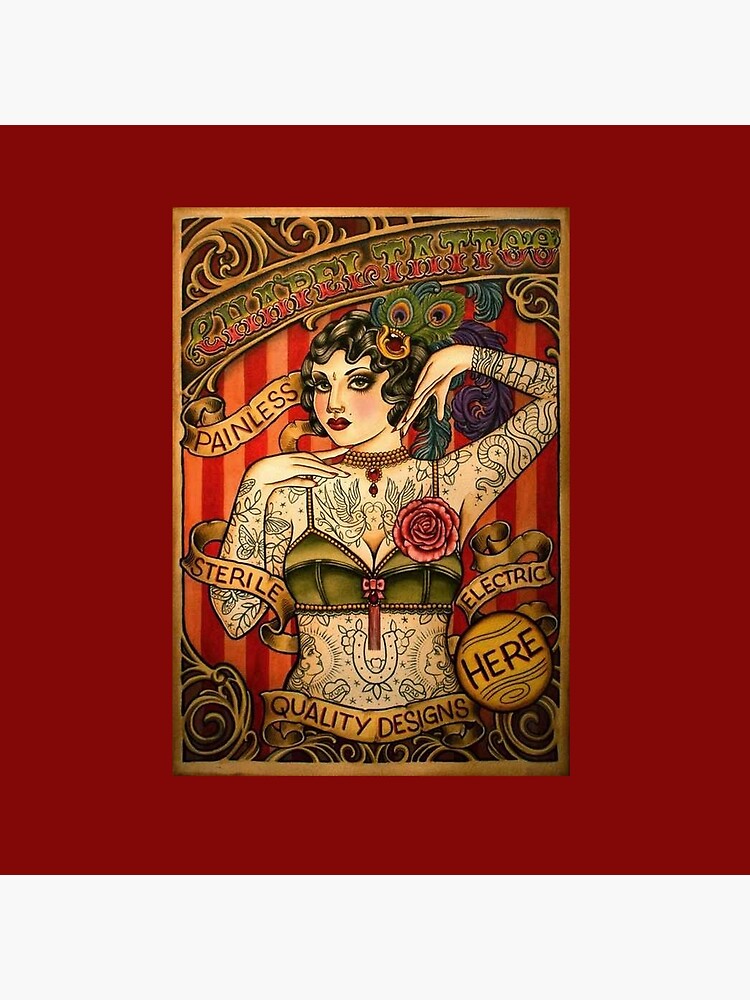 CHAPEL TATTOO; Vintage Body Advertising Art by posterbobs