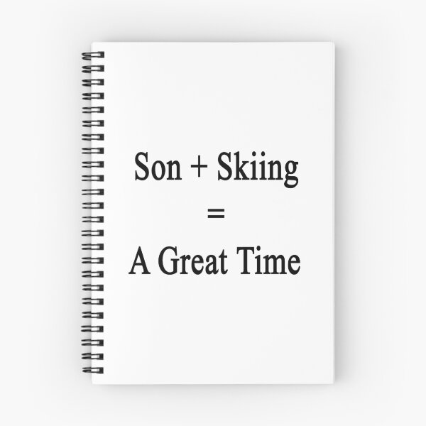 Item preview, Son + Skiing = A Great Time designed and sold by supernova23.