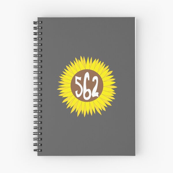 Item preview, Hand Drawn California 562 Area Code Sunflower designed and sold by itsrturn.