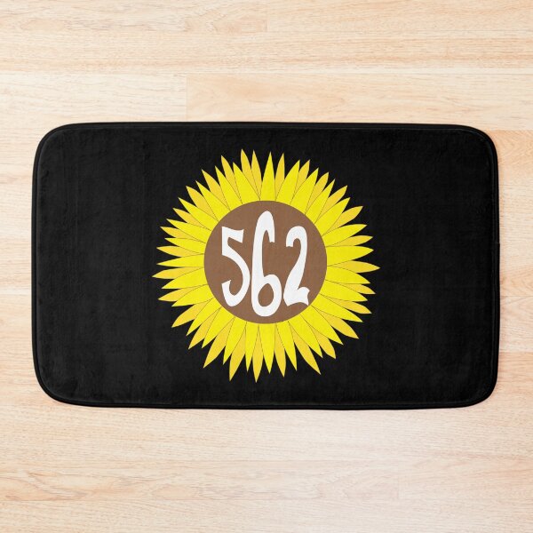 Item preview, Hand Drawn California 562 Area Code Sunflower designed and sold by itsrturn.