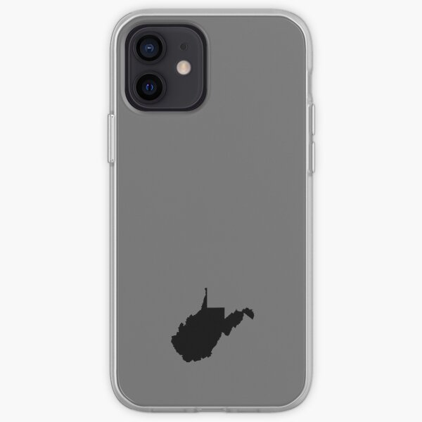Black West Virginia iPhone Soft Case