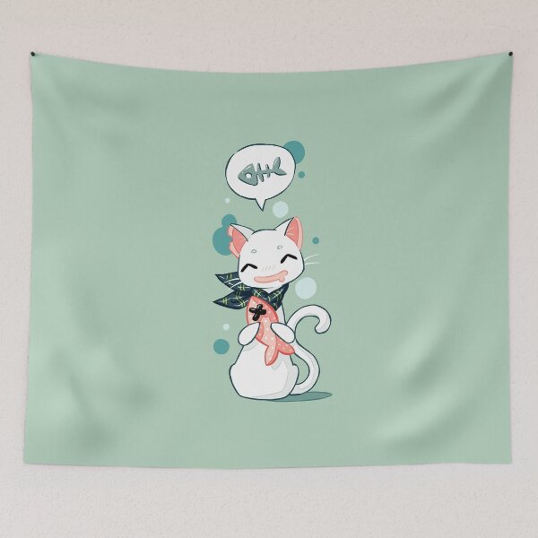 Item preview, Cat and Fish 2 designed and sold by freeminds.