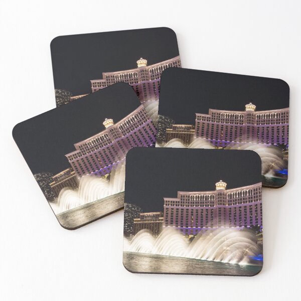 Item preview, Midnight Dance - Silky Bellagio Fountains at Night designed and sold by Georgia Mizuleva.