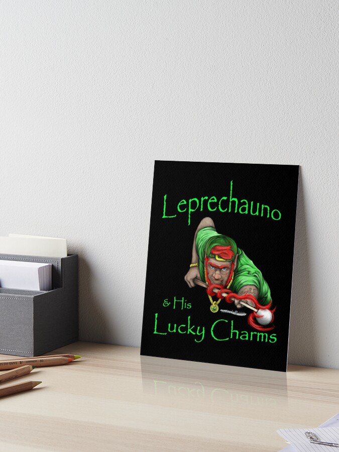 Art Board Print, Leprechauno and His Lucky Charms designed and sold by snohock