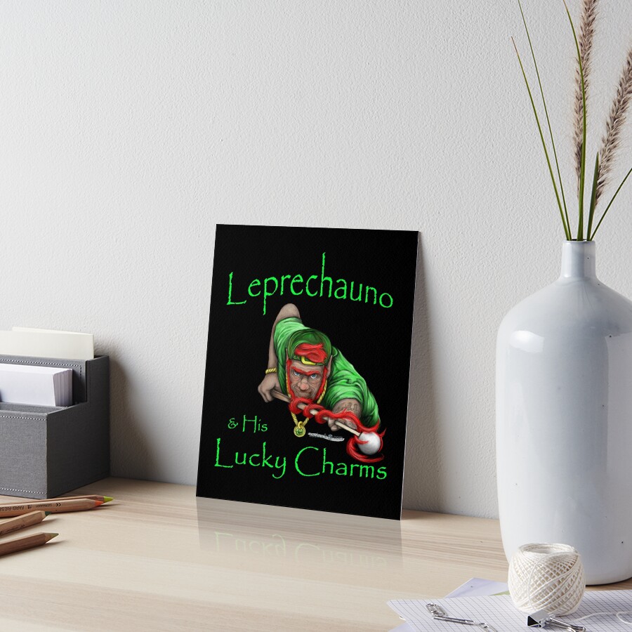 Leprechauno and His Lucky Charms Art Board Print