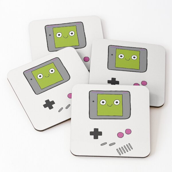 Retro Gameboy Character Coasters (Set of 4)