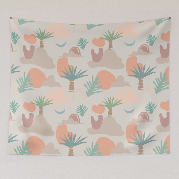 Item preview, Cute Palm Tree illustration pattern designed and sold by Michelle Scannapieco.