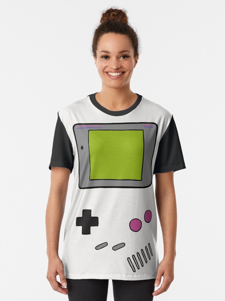 Alternate view of Retro Game Boy Graphic T-Shirt
