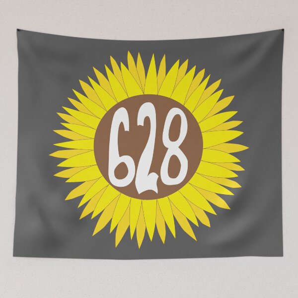 Item preview, Hand Drawn California 628 Area Code Sunflower designed and sold by itsrturn.