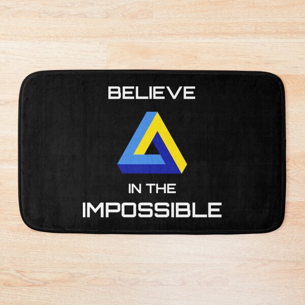 Item preview, Believe in the Impossible - Penrose Impossible Triangle designed and sold by ilexdesigns.
