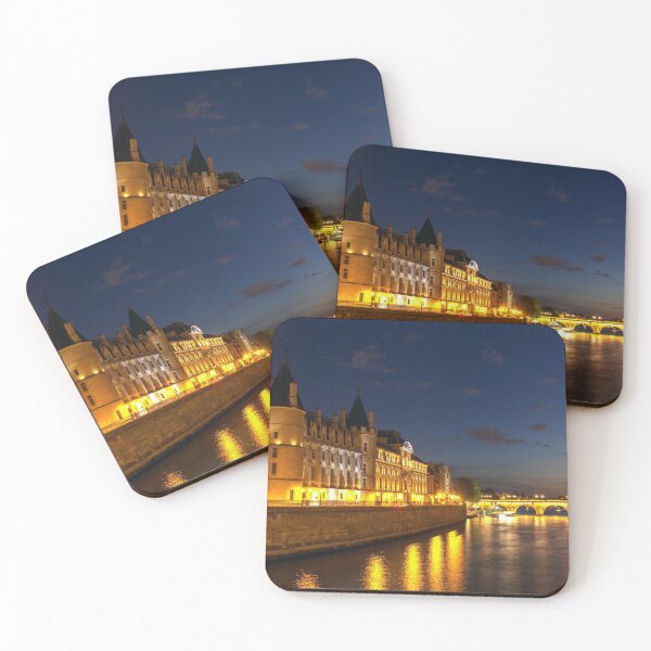 Item preview, Illuminated Conciergerie at night, Paris, France. designed and sold by Ulysse Pixel.
