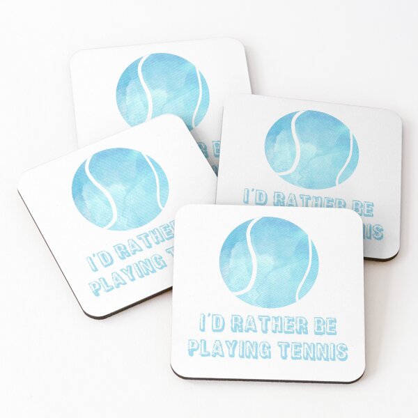 Item preview, I'd Rather Be Playing Tennis - Tennis Sticker designed and sold by StickersStore.