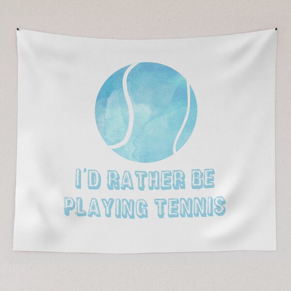 Item preview, I'd Rather Be Playing Tennis - Tennis Sticker designed and sold by StickersStore.