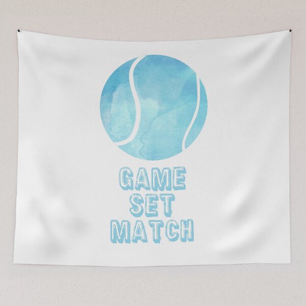 Item preview, Game Set Match - Tennis Sticker designed and sold by StickersStore.