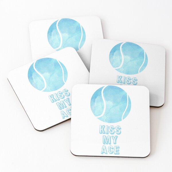 Item preview, Kiss My Ace - Tennis Sticker designed and sold by StickersStore.